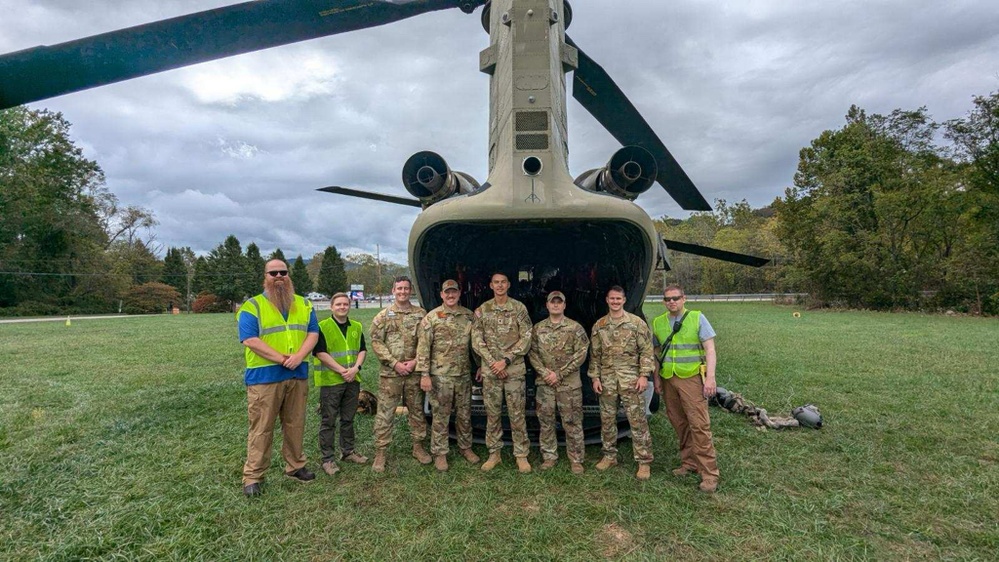 New York Army National Guard aviators provide assistance to North Carolina .