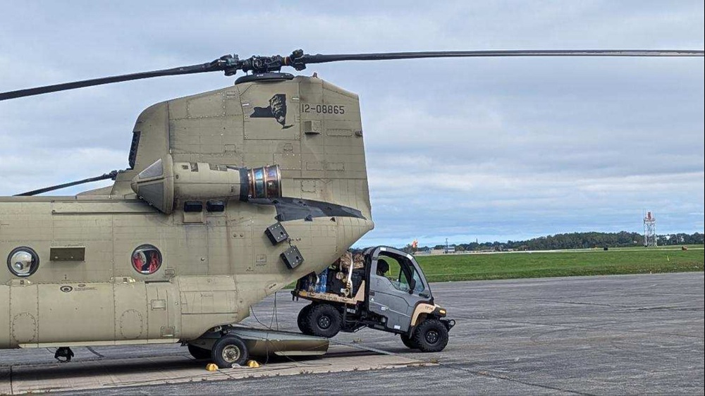 New York Army National Guard aviators provide assistance to North Carolina