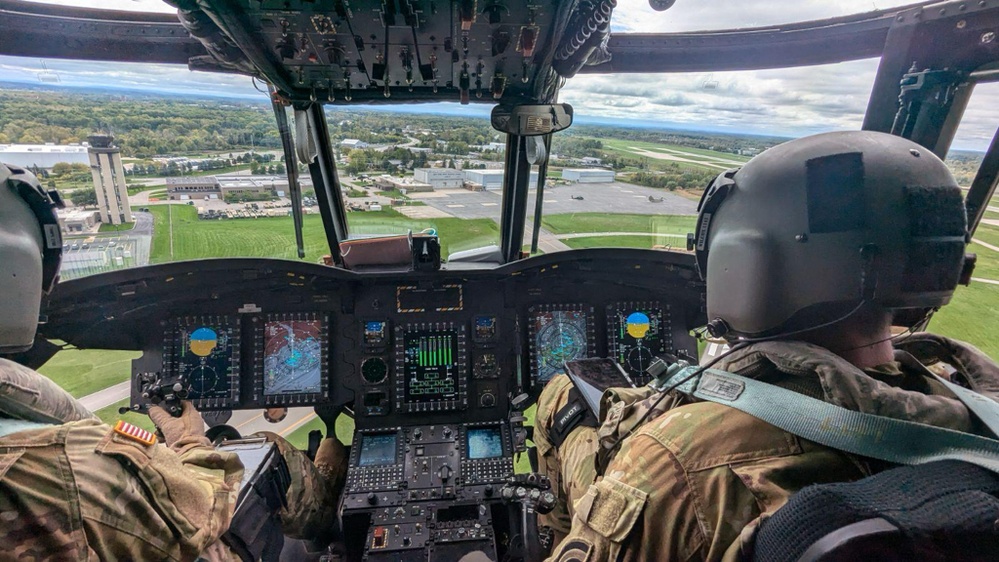 New York Army National Guard aviators provide assistance to North Carolina