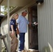 FEMA Corps Member Works with Survivor of Hurricane Helene