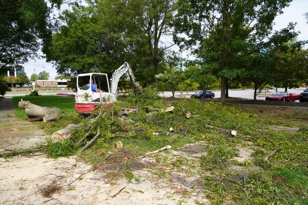 Debris From Hurricane Helene