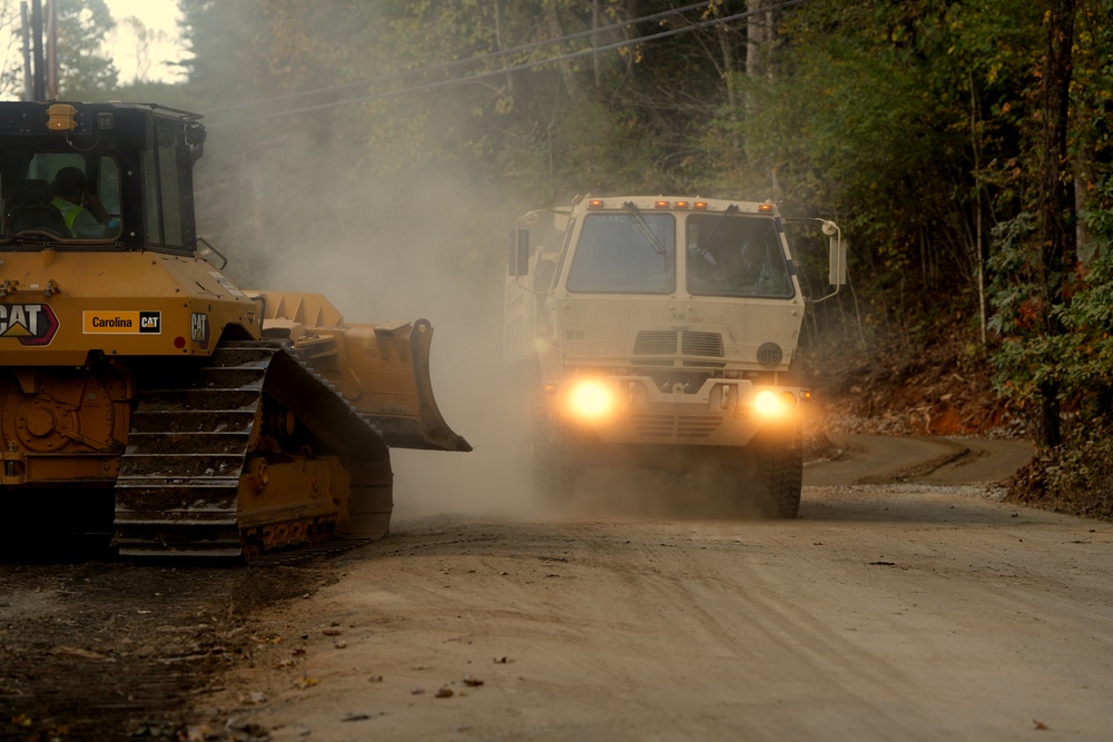 Army Reserve Engineers Support Hurricane Helene Emergency Efforts