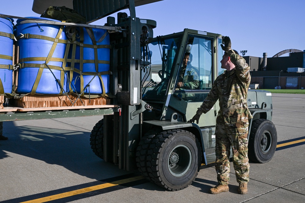 Cargo loading for combat-readiness