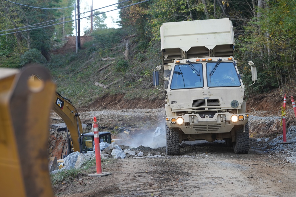 Army Reserve Engineers Support Hurricane Helene Emergency Efforts