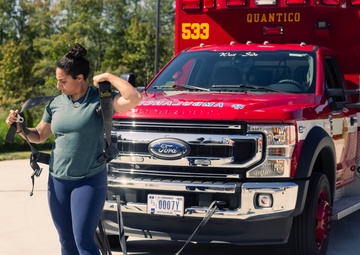 Marine Corps Officer trains for strongman competition