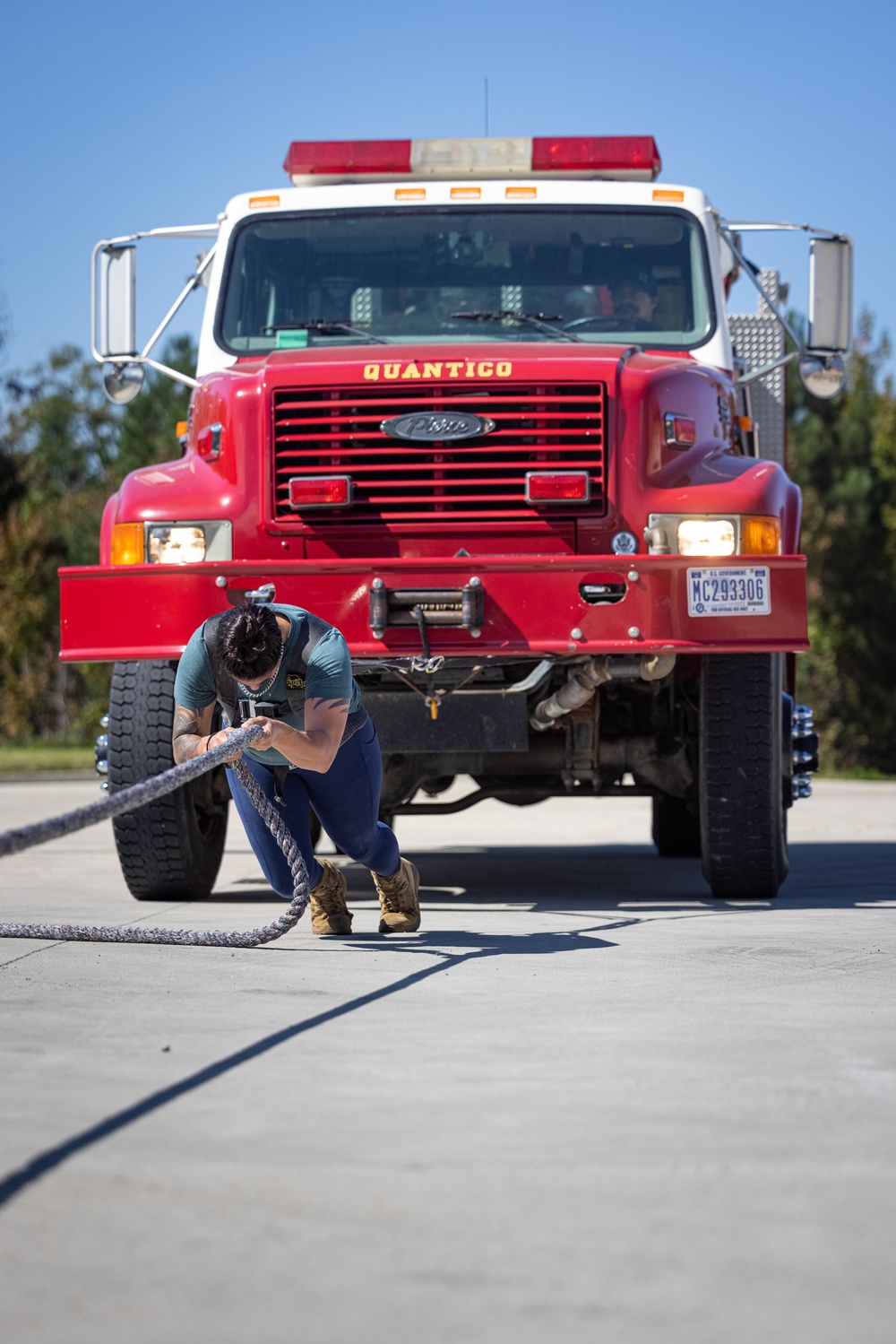 Marine Corps Officer trains for strongman competition