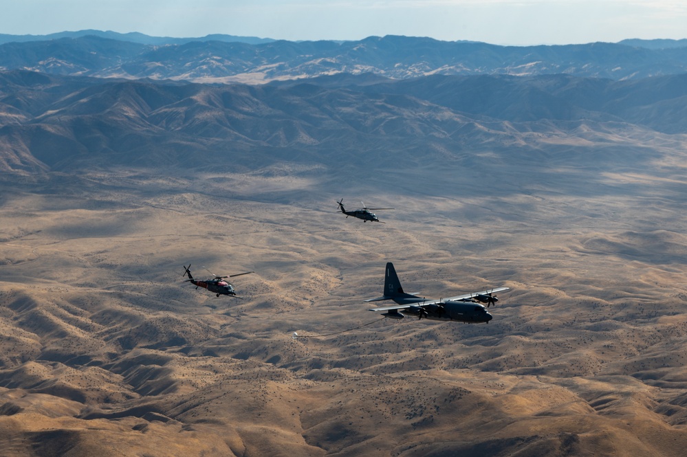 Helicopter Air-to-Air Refueling training