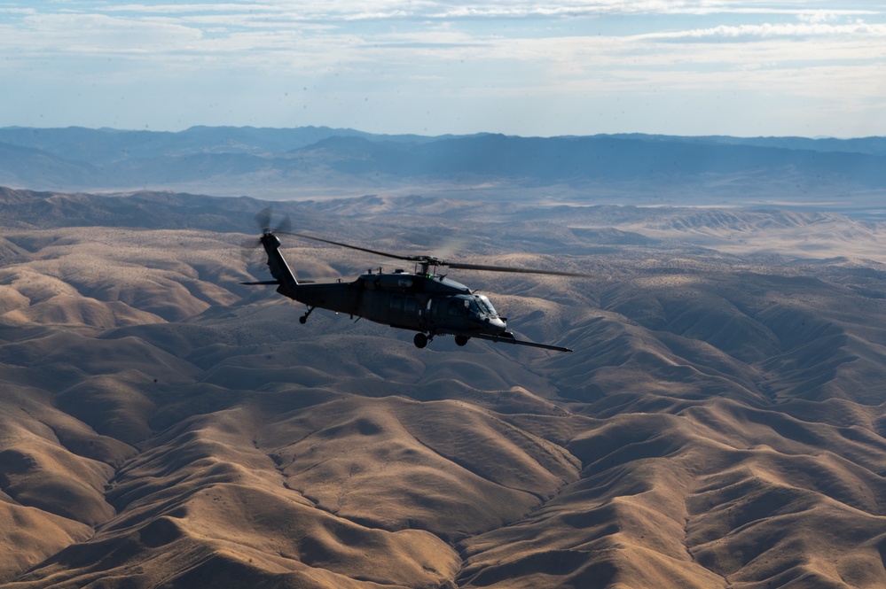 Helicopter Air-to-Air Refueling training