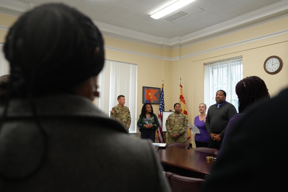 Fort MeadeDomestic Violence Awareness Month Signing