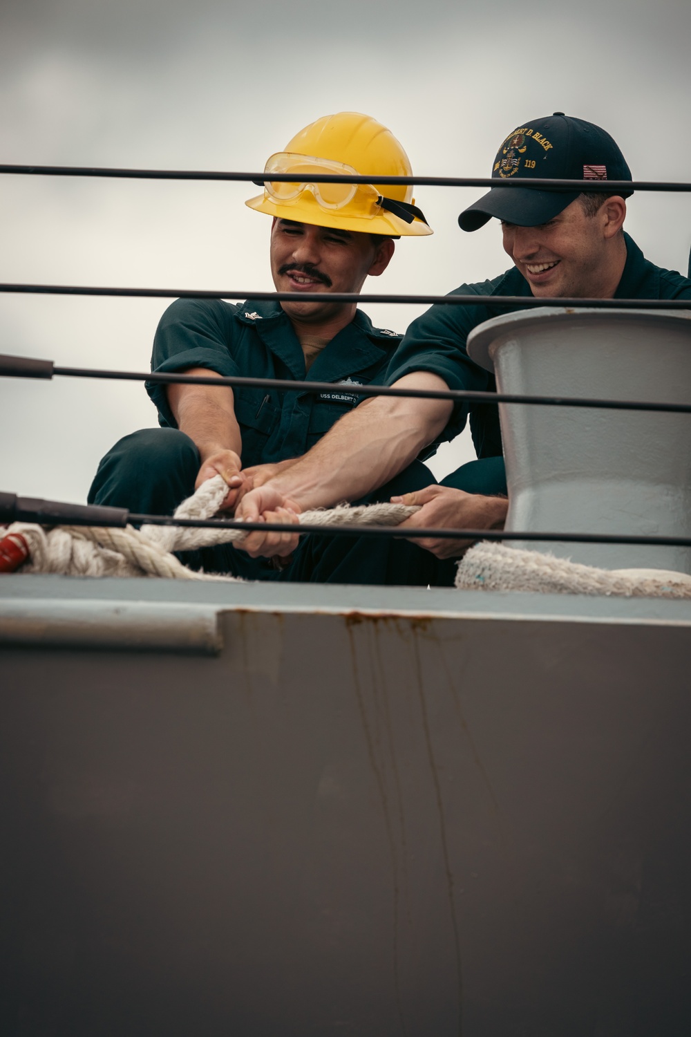 DDG 119 Conducts Heavy Weather Mooring In Preparation For Hurricane Milton