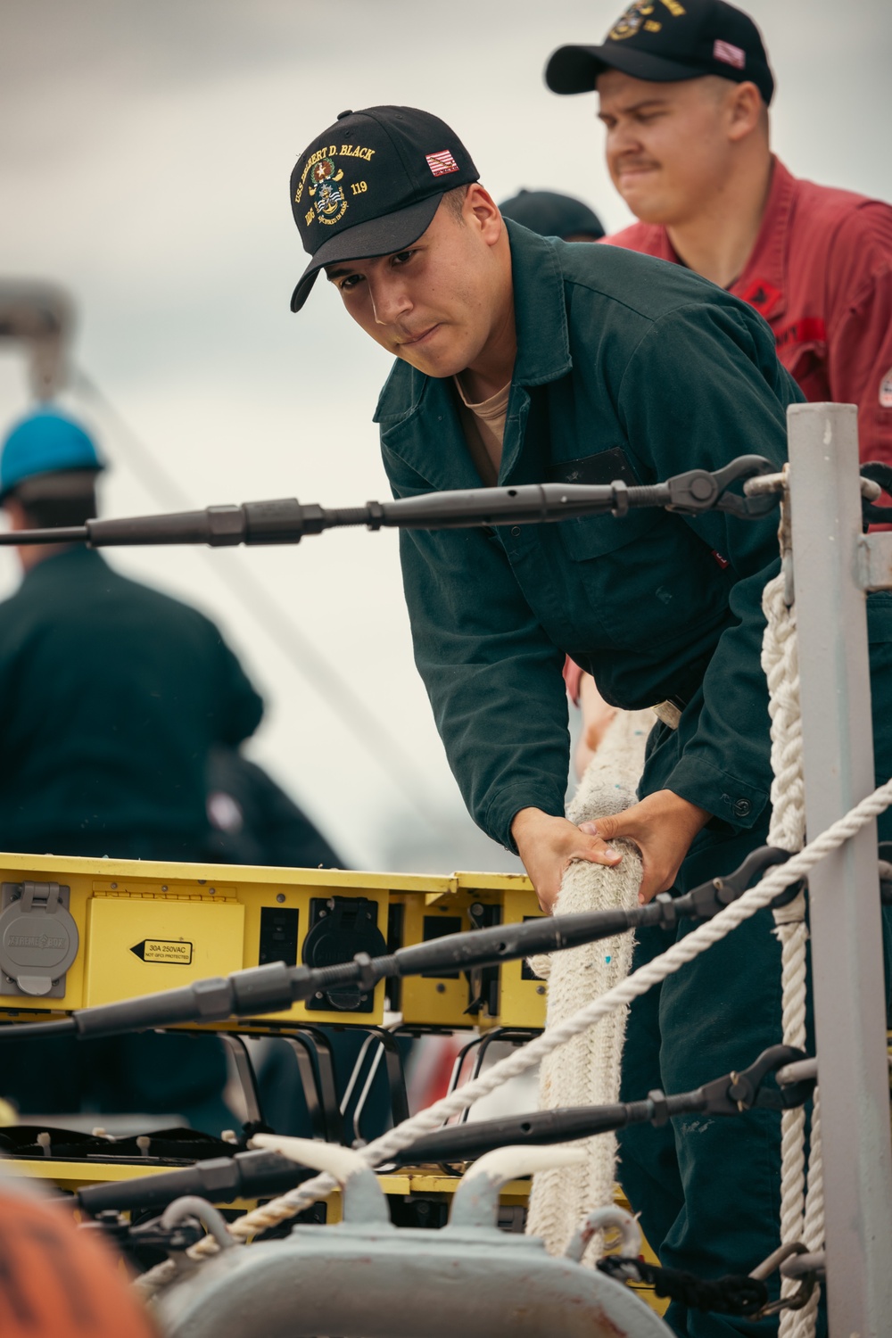 DDG 119 Conducts Heavy Weather Mooring In Preparation For Hurricane Milton