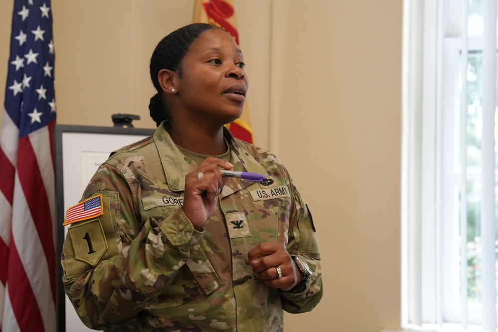 Fort Meade Domestic Violence Awareness Month Signing