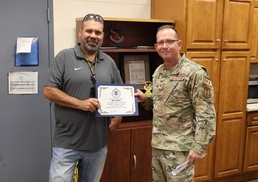 Oklahoma City Air Logistics Complex commander’s excellence in action award