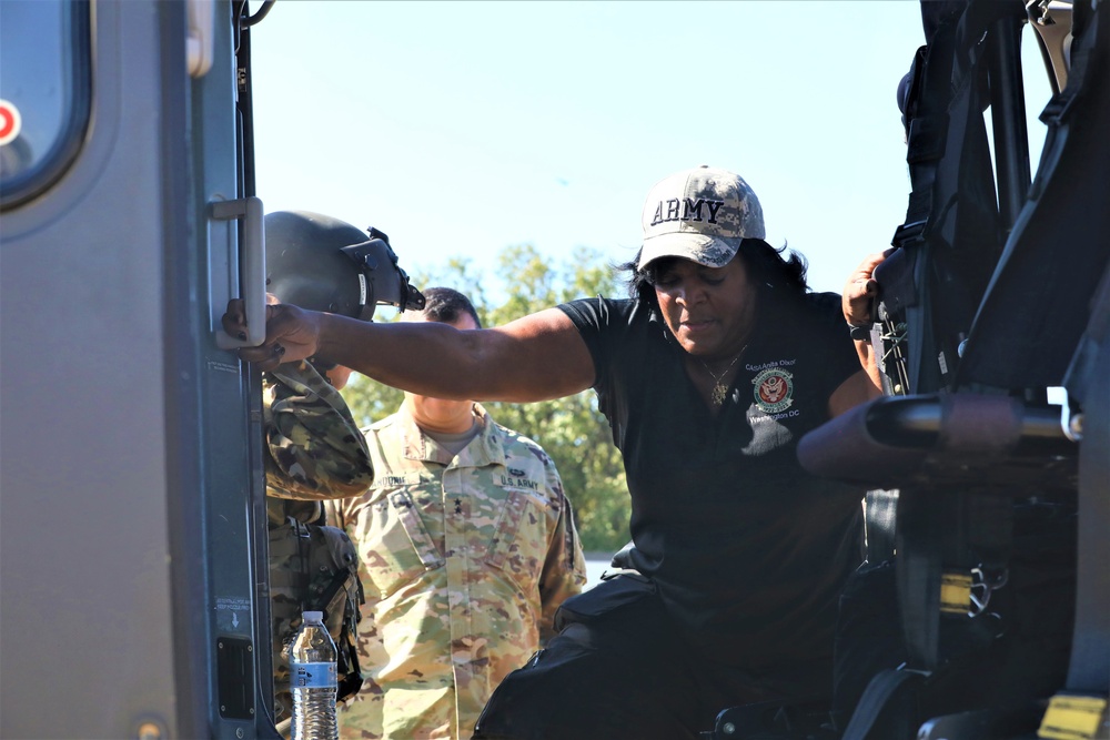 Civilian Aide to the Secretary of the Army (CASA) Tours D.C. National Guard Aviation Operations at Davison Airfield