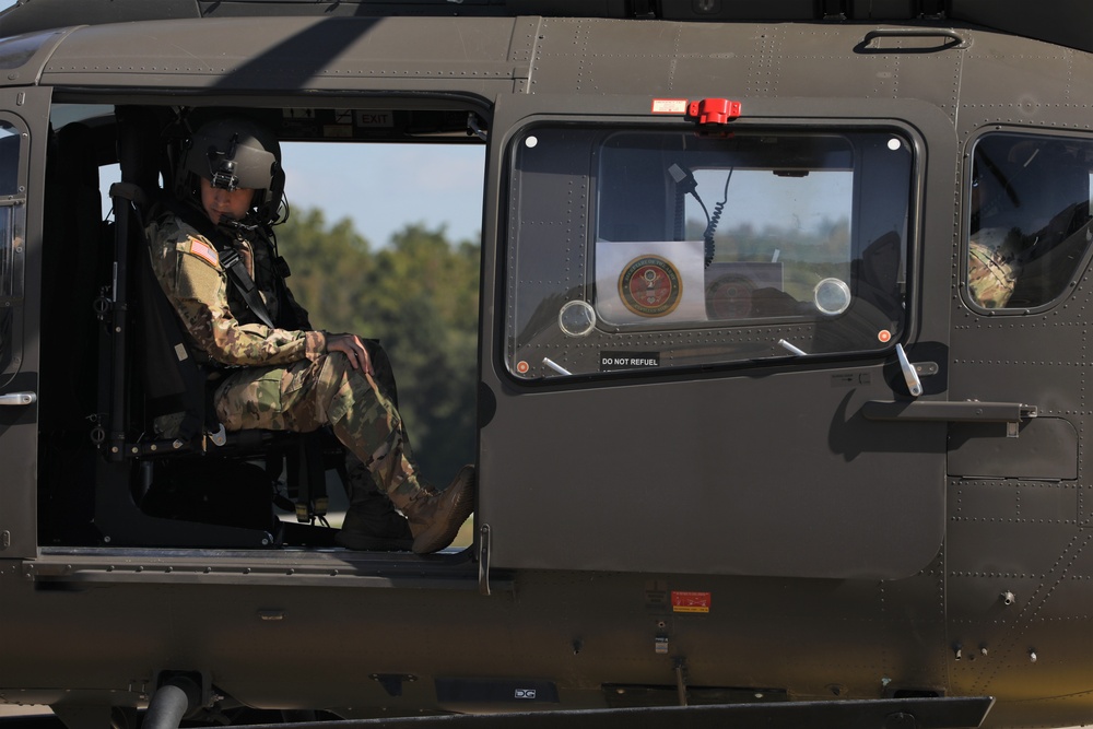 Civilian Aide to the Secretary of the Army (CASA) Tours D.C. National Guard Aviation Operations at Davison Airfield