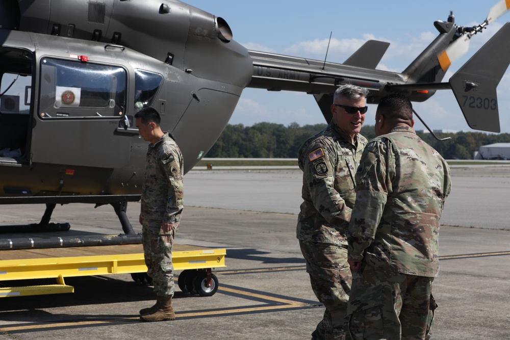 Civilian Aide to the Secretary of the Army (CASA) Tours D.C. National Guard Aviation Operations at Davison Airfield