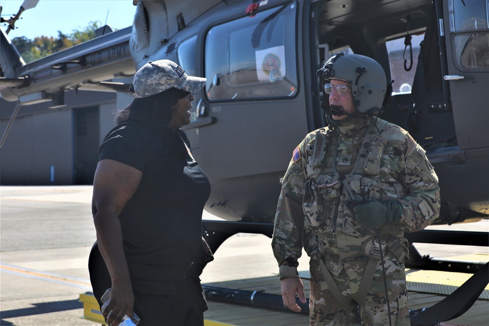 Civilian Aide to the Secretary of the Army (CASA) Tours D.C. National Guard Aviation Operations at Davison Airfield