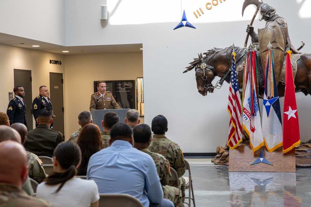 U.S. Army Col. Brian Olson Retirement Ceremony