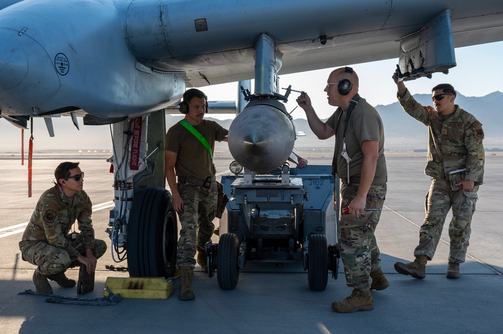 Weapons load competition at Nellis AFB, Oct 4, 2024