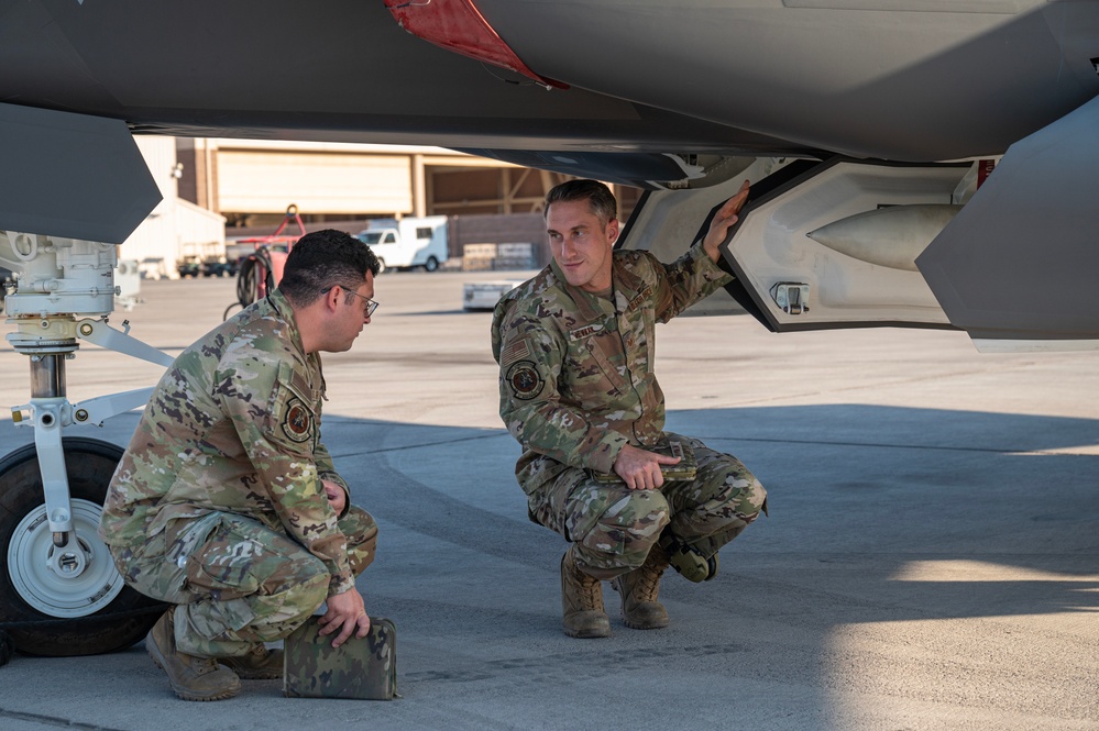 Weapons load competition at Nellis AFB, Oct 4, 2024