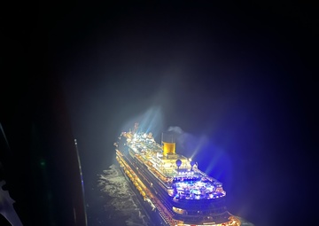 Coast Guard medevacs woman from cruise ship approximately 98 miles off Cape Lookout