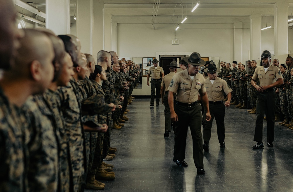 MCRD San Diego Drill Instructor School Class 1-25 Pick-Up