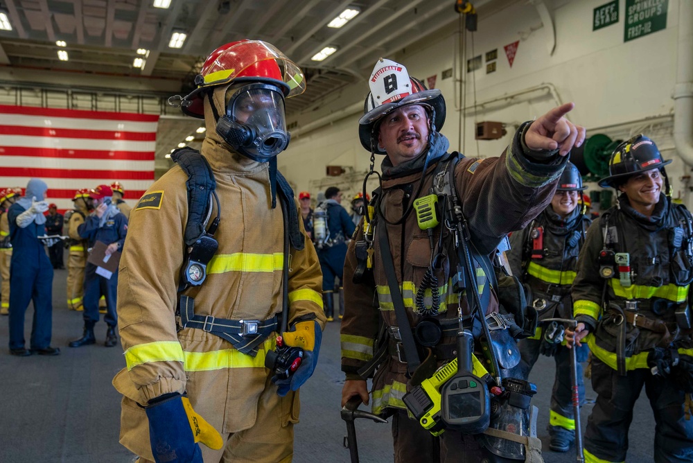 USS Tripoli and San Francisco Fire Department Conduct Joint Training during San Francisco Fleet Week