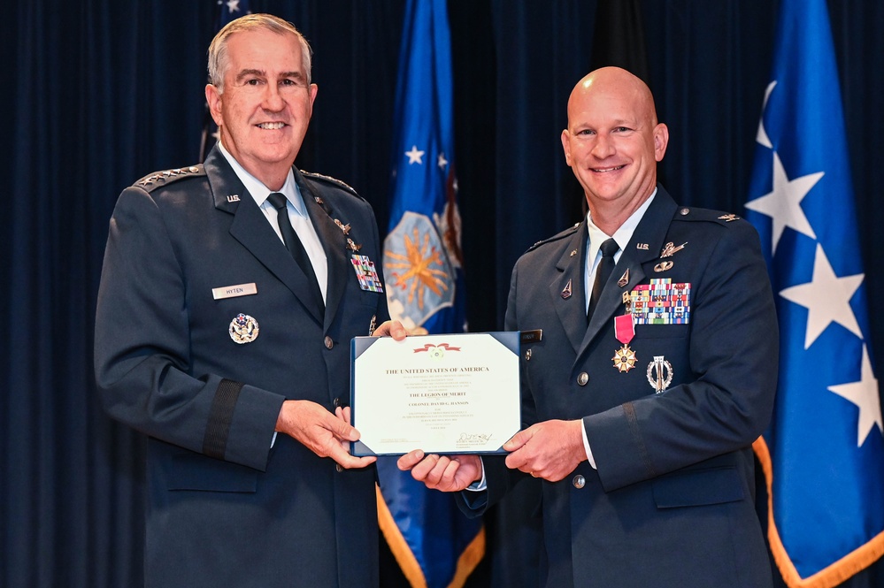 U.S. Space Force Col. David Hanson retires after 30 years of military service