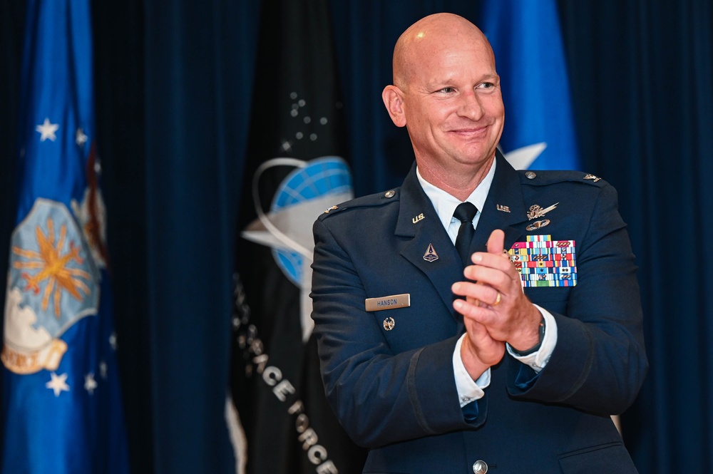 U.S. Space Force Col. David Hanson retires after 30 years of military service