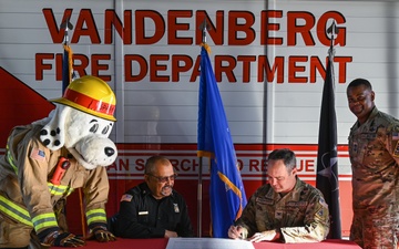 Fire Prevention Week Proclamation Signing