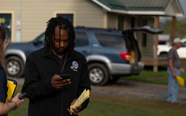 DSA Teams Canvass Areas in Washington County in Virginia Affected by Hurricane Helene