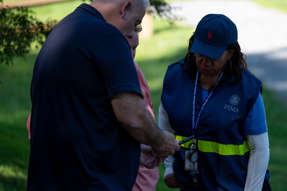 DSA teams canvas areas in Washington County in Virginia affected by Hurricane Helene