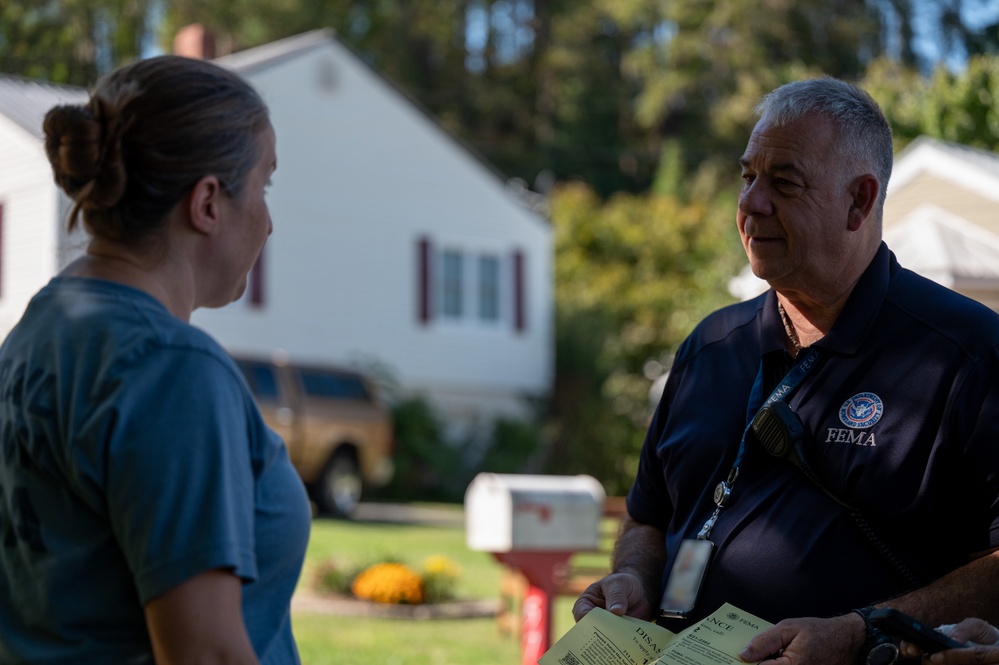 DSA teams canvas areas in Washington County in Virginia affected by Hurricane Helene