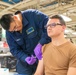 USS George Washington conducts vaccination clinic
