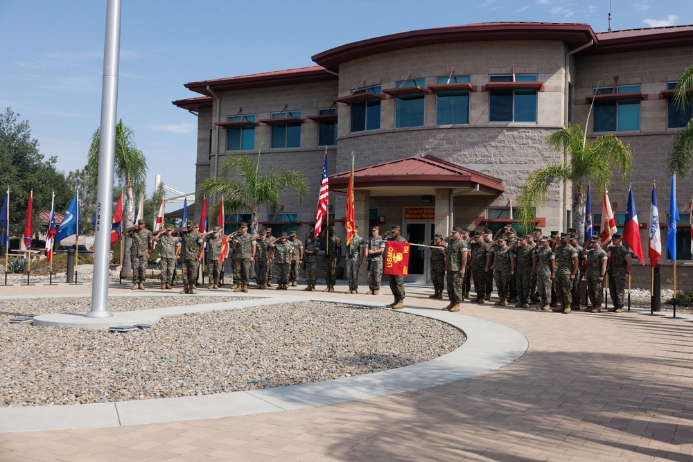 Wounded Warrior Battalion West Relief and Appointment Ceremony