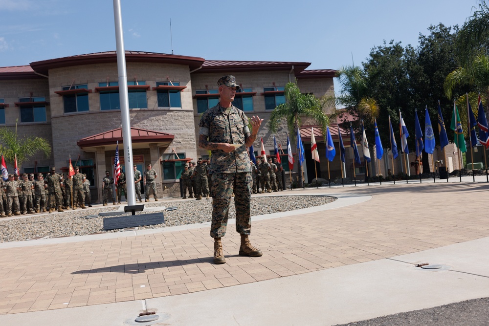 Wounded Warrior Battalion West Relief and Appointment Ceremony