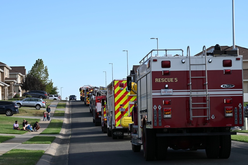 Beale's First Responders Kick Off Fire Prevention Week