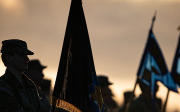 Soldiers and Airmen Rehearse for Military Review