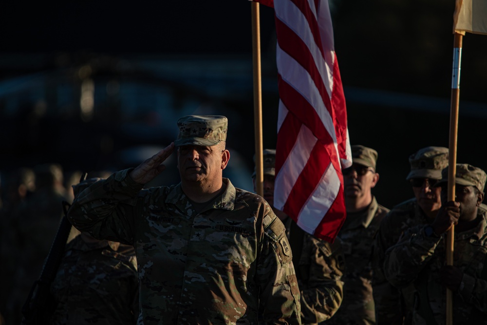 Soldiers and Airmen Rehearse for Military Review