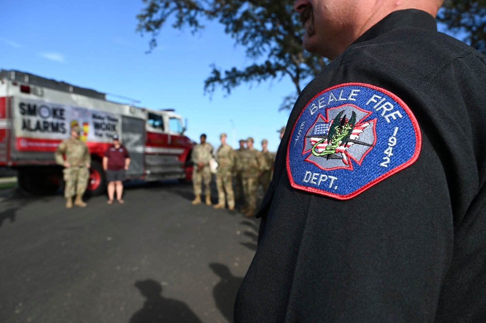Beale's First Responders Kick Off Fire Prevention Week