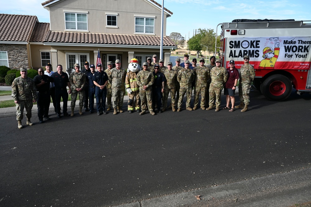 Beale First Responders Kick-off Fire Prevention Week