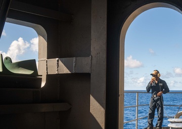 Fantail Lookout Aboard Theodore Roosevelt