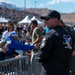 The Air Combat Command F-16 Viper Demonstration Team performs at the Reno Air Show