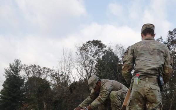 U.S. Army Soldiers, in support of FEMA during Hurricane Helene, deliver food, and water to civilians in need