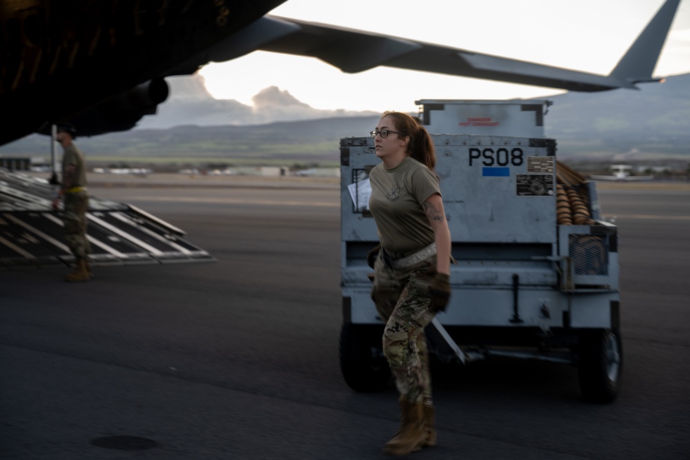 15th Wing Arrives at Maui during JPMRC 25-01
