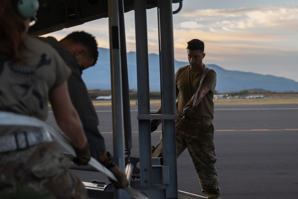 15th Wing Arrives at Maui during JPMRC 25-01