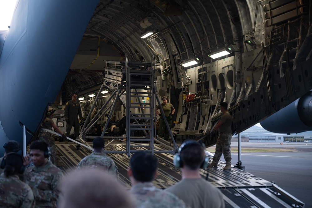 15th Wing Arrives at Maui during JPMRC 25-01