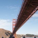 USS Tripoli Sailors man the rails while pullinig in to San Francisco