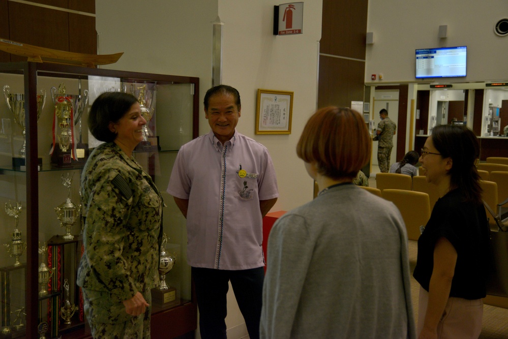 U.S. Naval Hospital Okinawa Welcomes the New Mayor of Ginowan