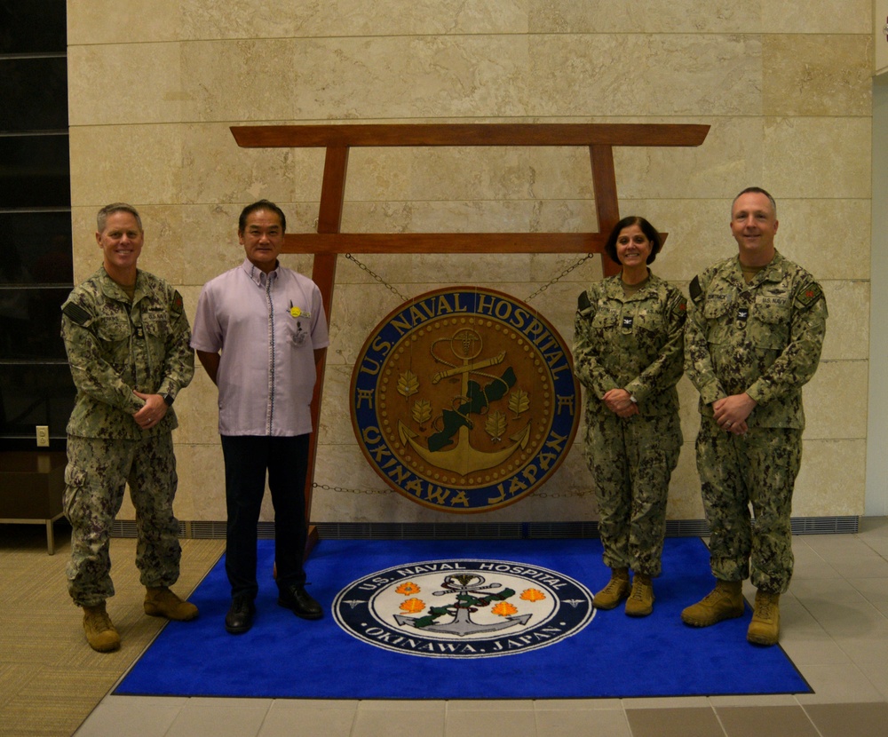 U.S. Naval Hospital Okinawa Welcomes the New Mayor of Ginowan